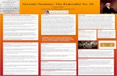 Socratic Seminar: The Federalist No. 10 studies...Socratic Seminar: The Federalist No. 10 ! Daniel Miller ! University of Wisconsin – Whitewater! Wisconsin Model Academic Standards