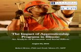 The Impact of Apprenticeship Programs in Illinois...Joint labor-management apprenticeship programs account for the vast majority of human capital investment in Illinois’ construction
