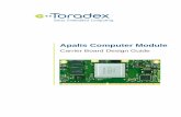 Apalis Computer Module - Toradex › 101123-apalis-arm-carrier-board-design-gu… · 16 June 2016 V1.5 Section 2.1.1: update information about preferred interfaces Section 2.12: add