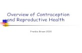 Overview of Family Planning and Reproductive Health › documents › 210 › 1... · Understanding hormones SESSION TWO –19 thMay (12 June) Quick overview of all contraceptive