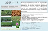ADER 1.1.7 Maximizing plant protein yields and increasing the … · 2019-02-26 · Maximizing plant protein yields and increasing the contribution of atmospheric nitrogen fixation