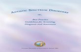Autistic Spectrum Disorders: Best Practice Guidelines for … · 2019-03-08 · Chapter 4 Formulation, Presentation and Documentation of Findings . . . . . . . . 69 ... Referral Considerations
