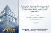 Trade-offs Between Command and Control Architectures and ... · Control Architectures and Force Capabilities Using Battlespace Awareness Huy T. Tran Dr. Jean Charles Domercant Dr.