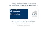 Specialists in General Psychiatry - Home - GMC...Specialists in General Psychiatry work with others to assess, manage and treat people of working age with mental health problems and