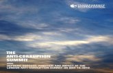THE ANTI-CORRUPTION SUMMIT€¦ · ANTI-CORRUPTION SUMMIT DEFINING SUCCESS, AMBITION AND IMPACT AT THE LONDON ANTI-CORRUPTION SUMMIT ON MAY 12, 2016. Transparency International is