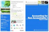 Accounting for Non-Accountants I - Ateneo Graduate School ...… · Accounting for Non-Accountants I program content objectives This course is designed for individuals without accounting