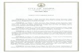 Jane Castor, Mayor 2020-03 EXECUTIVE€¦ · Tampa by Sections 2-402 and 2-403 of the City of Tampa Code, the Charter of the City of Tampa, and the Laws of the State of Florida, and
