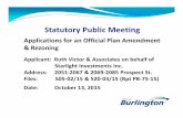 Applications for an Official Plan Amendment & Rezoning › wp-content › uploads › 2015 › ... · 2015-11-06 · Applications for an Official Plan Amendment & Rezoning Applicant: