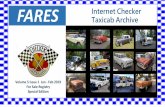 FARES Internet Checker Taxicab Archive · 2019-01-13 · The Giving Tree Orchards and Event Barn, for meet and greet, show off their Checkers and dine on a BBQ dinner. According to