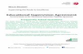 Educational Supervision Agreement - Wales Deanery...The Educational Supervision Agreement underpins the Wales Deanerys approach to the recognition of Educational Supervisors. In order