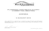 PLANNING AND REGULATORY COMMITTEE MEETING AGENDA - … · 2017-02-13 · PLANNING AND REGULATORY COMMITTEE MEETING AGENDA 2 AUGUST 2016 Your attendance is required at a meeting of
