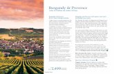 Burgundy & Provence€¦ · 8 excursions, including 2 “Choice Is Yours” options, fully hosted by English-speaking local guides ... 102 uniworld.com ... tour of Avignon’s secret