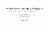 Final Response to Public Comments on the February 2012 ... › wp-content › uploads › 051512FinalRtoComPP-co… · 1 Response to Public Comments on the February 2012 Draft UCFRB