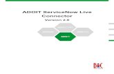 ADOIT ServiceNow Live Connector - BOC Group · The ADOIT ServiceNow Live Connector allows to integrate ADOIT and ServiceNow. Note: This document focuses on the integration with ADOIT.