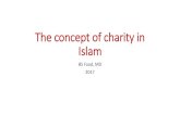The concept of charity in Islam - Islamic Center of Greater … · 2017-03-28 · The concept of charity in Islam BS Foad, MD 2017. Concepts discussed 1-Zakat (Obligatory charity)