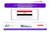 EXPORTING TO EGYPT Custom Duties & Potential Buyersdedc.gov.ae/StudiesAndResearchDocument/Egypt_Customs... · 2019-03-10 · Import Customs Tariff Egypt joined the International Convention
