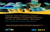 How to inject your diabetes medication: The 5 … › documents › international › patient...How to inject your diabetes medication: The 5 Golden Rules1 For adults and children