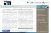 Volume 7 Issue 6 hotelanalyst · hotels – Automatic for the people – Five-ring circus Sector Stats 16-18 London’s revpar drop – Sluggish Europe Personal View 22 Biting the