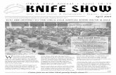 KNIFE SHOW - OKCA 0904.pdf · Come join us at this 34rd yearly knife show!!! W ELCOME to the Oregon Knife Collectors Association Special Show Knewslettter. On Saturday, ... think