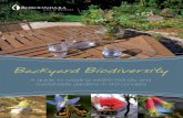 Guide to backyard biodiversity - City of Boroondara · Adopt sustainable gardening principles 5. Your Council is working to protect and enhance the local environment 6. Building on