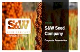 JUNE 2020 S&W Seed Company · Evolving Beyond 3 Mark Wong Named New CEO of S&W Seed Company in June 2017 40+ years of experience in agriculture as a senior executive Successfully