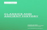 CLASSICS AND ANCIENT HISTORY - University of Manchesterhummedia.manchester.ac.uk › ... › 2020 › ug › classics-and-ancient-his… · WHY STUDY CLASSICS AND ANCIENT HISTORY