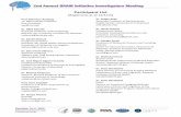 2nd Annual BRAIN Initiative Investigators Meeting - Paticipant Listsswang/Participant List... · 2015-12-10 · Plasticity, Krasnow Institute for Advanced Study, George Mason University