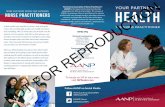 YOUR PARTNER IN Nurse Practitioners people choosing AANP ...assets.aanp.org/documents/permanent/NP_Brochure.pdf · The American Association of Nurse Practitioners ® (AANP) is the