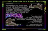Ronald the Rhino · 2020-03-21 · Ronald the Rhino *Please read the Twinkl story ‘Ronald the Rhino’ before completing this comprehension. Ronald the Rhino is so big and strong.