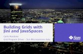 Building Grids with Jini and JavaSpacesindico.ictp.it/event/a05191/session/90/contribution/64/material/0/0.pdf · cmn 2006-02 1 Building Grids with Jini and JavaSpaces Carlo Nardone