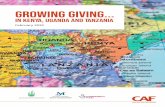 GROWING GIVING€¦ · in the process understand factors mirrored in so many emerging economies around the world. We live in a time of tremendous potential as more economies are transformed