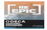 CHARTERED ASSOCIATION MANAGEMENT › wp-content › uploads › 2014 › 08 › ... · meeting will last until 12:00 p.m. SATURDAY AUGUST 15 The DECA Chartered Association Management