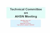 Technical Committee on AHSN Meetingahsn.committees.comsoc.org/files/2015/08/BUDAPESTI... · Ad hoc and Sensor Networks TC Meeting ICC 2013, Budapest, Hungary Agenda ! Welcome/Introduction