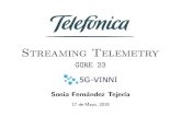 Streaming Telemetry 5G-VINNI - ESNOG · Streaming Telemetry Concepto Streaming telemetry is a new approach for network monitoring in which data is streamed from devices continuously