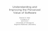 Understanding and Improving the Perceived Value of Software › pfigshare-u-files › ... · 2015-12-04 · Other Software Discussions • Working Towards Sustainable Software for