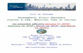   · Web viewCity of Chicago. Governmental Ethics Ordinance. Chapter 2-156, Municipal Code of Chicago (as. amended, effective . January 17, 2018 *, February 19, 2018 *, March 28