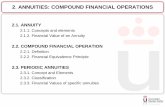 ANNUITIES: COMPOUND FINANCIAL OPERATIONS › recursos › alumnos › apuntes › 5 File ANNUI… · We consider a financial annuity to be periodic when the time period that exists