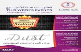 THIS WEEK’S EVENTSTHIS WEEK’S EVENTS Central Region Crowne Plaza Riyadh RDC Hotel & Convention Riyadh All Tamil Art and Culture Festival Kingdom Schools Auditorium Riyadh Female
