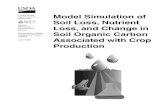 Model Simulation of - Home | NRCS · Model Simulation of Soil Loss, Nutrient Loss, and Change in Soil Organic Carbon Associated with Crop Production (June 2006) Steven R. Potter Texas