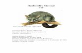 Husbandry Manual For€¦ · ”Courtesy of ABC television Native Australian mammals documentary 2001”. The Brushtail possum has adapted to suburban areas that we cohabitate and