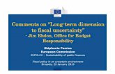 Comments on “Long-term dimension to fiscal uncertainty” › info › sites › info › files › economy... · Comments on “Long-term dimension to fiscal uncertainty” - Jim