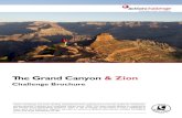 The Grand Canyon & Zion - Action Challenge€¦ · The Grand Canyon & Zion HERMIT TRAIL TO DRIPPING SPRINGS Starting with a 45- to 60-minute shuttle ride from Bright Angel Lodge,