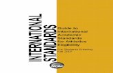 2007 NCAA International Standards - Guide to International ... · The NCAA Guide to International Academic Standards for Athletics Eligibility has been prepared with one purpose in