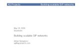 Building scalable SIP networks - AG Projects · 5/18/2006  · AG Projects Building scalable SIP networks Other IP Networks IP Transport (Access and Core) T-MGF I-BGF UPSF P-CSCF