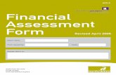 Financial Assessment Form · Financial Assessment Form Page 1 of 25 Hertfordshire County Council – Adult Care Services Financial Assessment Form Please complete this form if you
