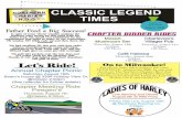 CLASSIC LEGEND TIMES - northernchapter.com1].pdf · CHAPTER H.O.G. Let s Ride! Chapter Dinner Rides Thursday, August 21st 6:30pm Off Menu Thursday, August 14th 6:30pm Off Menu Line