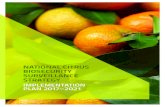 NATIONAL CITRUS BIOSECURITY SURVEILLANCE …...Surveillance hubs are comprised of sites and networks of individuals that act as focal points within a region or community. These hubs