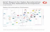Grid® Report for Sales Acceleration Tools in the ... Acceleration Report.pdf · The table below shows the Satisfaction and Market Presence scores that determine vendor placement
