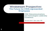 Windstream Prospective - Communications Workers of America · Windstream Growth, Part 2 2010: Acquired NoVox Communications (local exchange carrier in NC) 2010: Acquired Q-Comm Corporation
