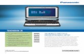 Panasonic recommends Windows. TOUGHBOOK 20...9 Includes tablet and keyboard with handle. Tablet when detached is 10.7" (L) x 7.7" (W) x 0.6" (H). Optional Quick-release SSD (comes